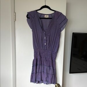 Chic Purple Mini Dress
